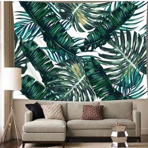 green leaves tree palm tree tapestry 51.2’’ x 59.1’’